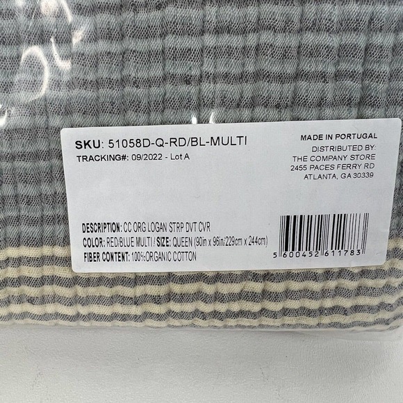 The Company Store Company Cotton Stripe Yarn-Dyed Tan Full  The Company Store Jacquard Woven Organic Cotton Logan Stripe‎ Queen Duvet Cover